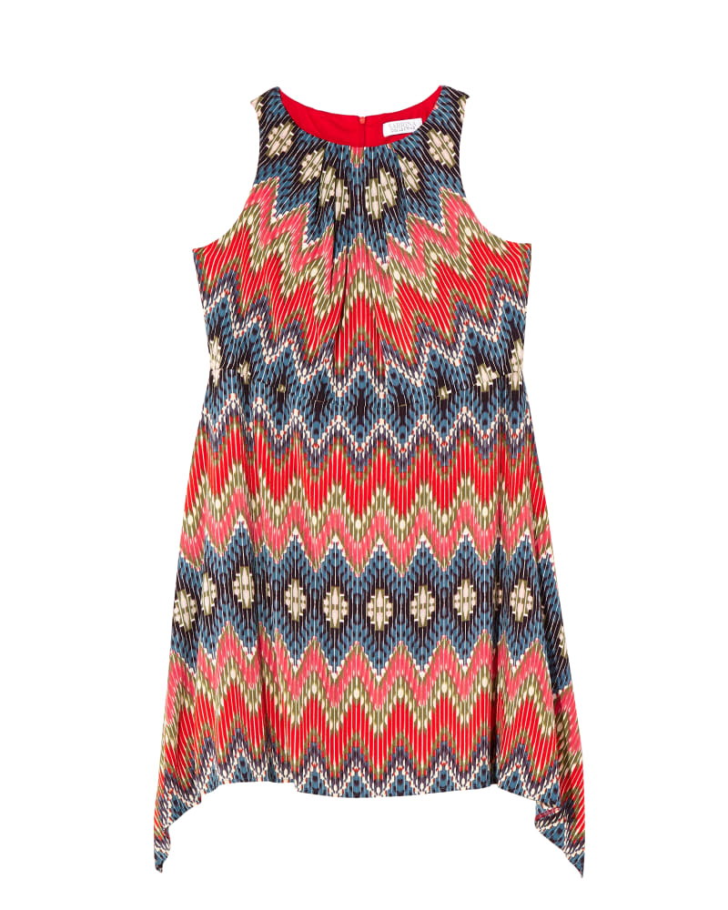 Front of plus size Valencia Handkerchief Hem Dress by Sabrina Collective | Dia&Co | dia_product_style_image_id:119102